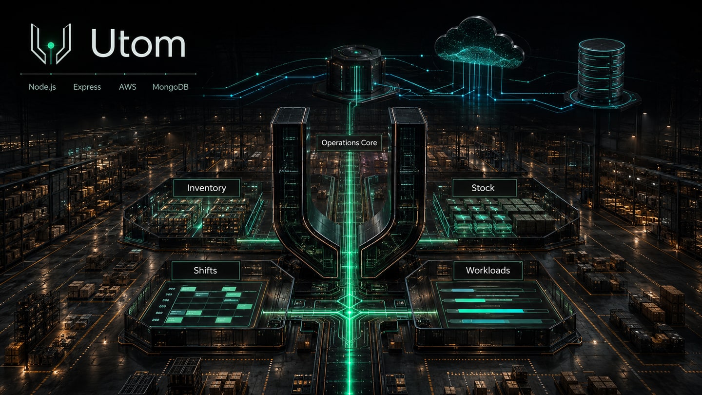 Utom warehouse operations control interface